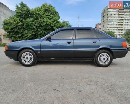 Синій Ауді 80, об'ємом двигуна 2 л та пробігом 375 тис. км за 2000 $, фото 1 на Automoto.ua