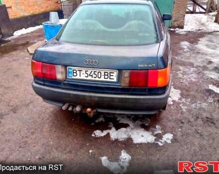 Синий Ауди 80, объемом двигателя 1.9 л и пробегом 0 тыс. км за 1000 $, фото 1 на Automoto.ua
