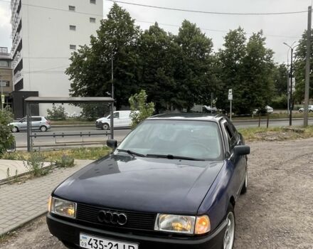 Синій Ауді 80, об'ємом двигуна 1.8 л та пробігом 202 тис. км за 1399 $, фото 1 на Automoto.ua