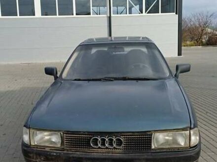 Синий Ауди 80, объемом двигателя 1.8 л и пробегом 320 тыс. км за 1450 $, фото 1 на Automoto.ua