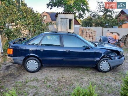 Синий Ауди 80, объемом двигателя 1.8 л и пробегом 432 тыс. км за 800 $, фото 1 на Automoto.ua