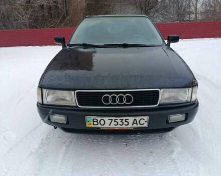 Синий Ауди 80, объемом двигателя 2 л и пробегом 400 тыс. км за 1300 $, фото 1 на Automoto.ua