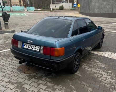 Синий Ауди 80, объемом двигателя 1.8 л и пробегом 426 тыс. км за 1500 $, фото 1 на Automoto.ua