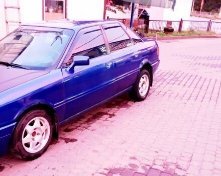 Синий Ауди 80, объемом двигателя 2 л и пробегом 290 тыс. км за 1201 $, фото 1 на Automoto.ua