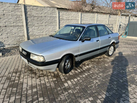 Ауді 80 1991 у Белой Церкве на Automoto.ua Синій Ауді 80, об'ємом двигуна 1.8 л та пробігом 421 тис. км за 1300 $, фото 1 на Automoto.ua