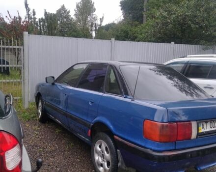 Синий Ауди 80, объемом двигателя 1.8 л и пробегом 200 тыс. км за 1300 $, фото 1 на Automoto.ua