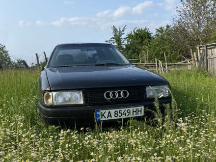Синий Ауди 80, объемом двигателя 2 л и пробегом 413 тыс. км за 900 $, фото 1 на Automoto.ua