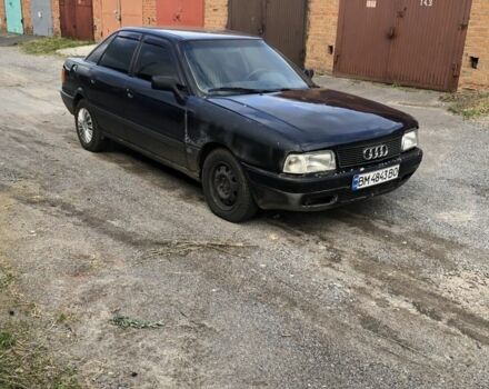 Синий Ауди 80, объемом двигателя 1.6 л и пробегом 111 тыс. км за 1000 $, фото 1 на Automoto.ua