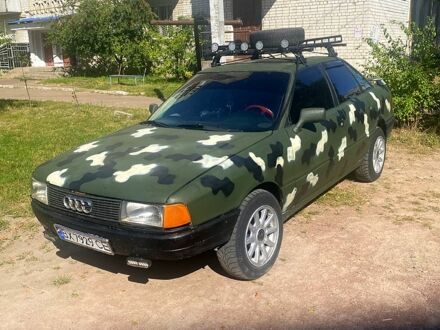 Синій Ауді 80, об'ємом двигуна 2 л та пробігом 343 тис. км за 1850 $, фото 1 на Automoto.ua