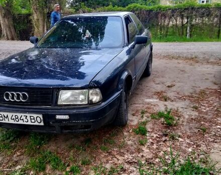 Синий Ауди 80, объемом двигателя 1.8 л и пробегом 100 тыс. км за 1000 $, фото 1 на Automoto.ua