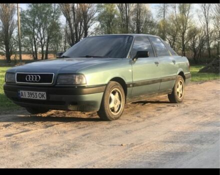 Синий Ауди 80, объемом двигателя 1.8 л и пробегом 350 тыс. км за 2997 $, фото 1 на Automoto.ua