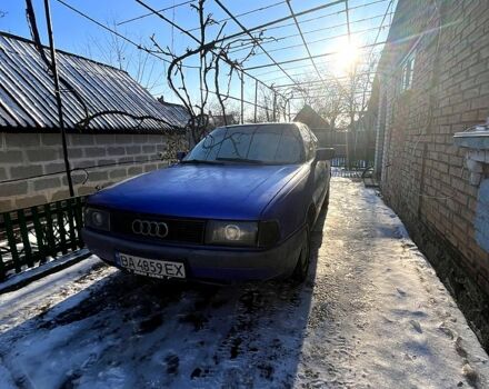 Синий Ауди 80, объемом двигателя 1.8 л и пробегом 59 тыс. км за 1600 $, фото 1 на Automoto.ua