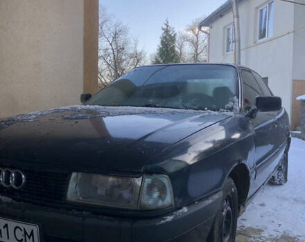 Синий Ауди 80, объемом двигателя 1.78 л и пробегом 190 тыс. км за 1500 $, фото 1 на Automoto.ua
