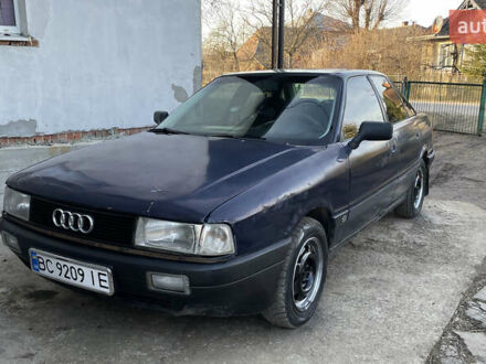 Синий Ауди 80, объемом двигателя 1.78 л и пробегом 500 тыс. км за 1400 $, фото 1 на Automoto.ua