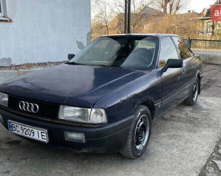 Синий Ауди 80, объемом двигателя 1.78 л и пробегом 500 тыс. км за 1400 $, фото 1 на Automoto.ua