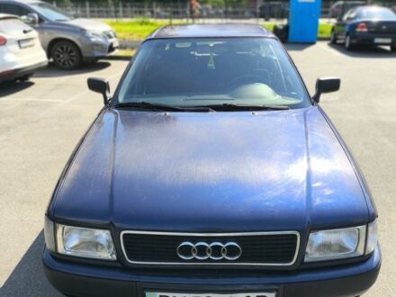 Ауді 80 1993 у Києві на Automoto.ua Синій Ауді 80, об'ємом двигуна 2 л та пробігом 300 тис. км за 1800 $, фото 1 на Automoto.ua