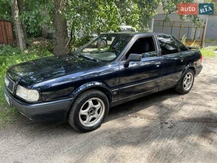Синий Ауди 80, объемом двигателя 2 л и пробегом 280 тыс. км за 3100 $, фото 1 на Automoto.ua