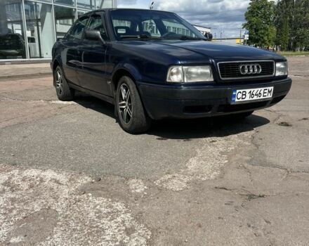 Синий Ауди 80, объемом двигателя 2 л и пробегом 300 тыс. км за 2350 $, фото 1 на Automoto.ua