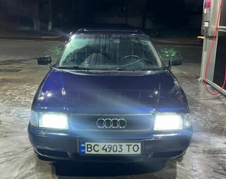 Синий Ауди 80, объемом двигателя 2 л и пробегом 293 тыс. км за 2700 $, фото 1 на Automoto.ua