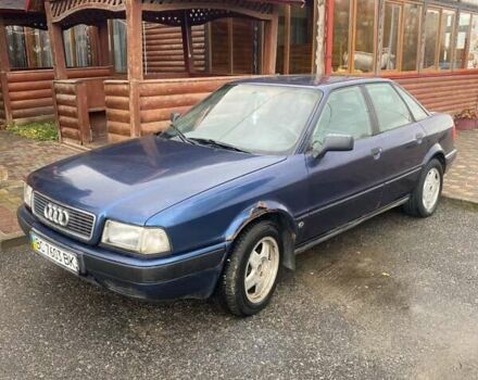 Синий Ауди 80, объемом двигателя 2 л и пробегом 350 тыс. км за 1299 $, фото 1 на Automoto.ua
