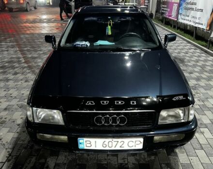 Синий Ауди 80, объемом двигателя 2 л и пробегом 470 тыс. км за 2500 $, фото 1 на Automoto.ua
