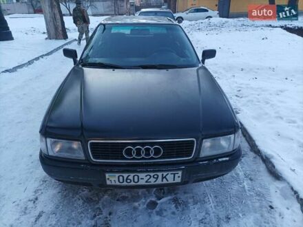 Синий Ауди 80, объемом двигателя 1.98 л и пробегом 290 тыс. км за 3000 $, фото 1 на Automoto.ua