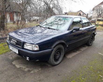 Синий Ауди 80, объемом двигателя 2 л и пробегом 300 тыс. км за 2000 $, фото 1 на Automoto.ua