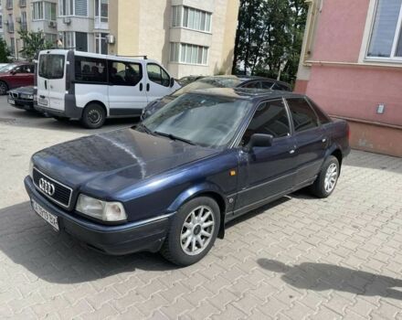 Синий Ауди 80, объемом двигателя 2 л и пробегом 300 тыс. км за 1500 $, фото 1 на Automoto.ua