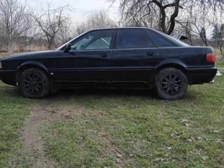 Синий Ауди 80, объемом двигателя 2 л и пробегом 260 тыс. км за 1600 $, фото 1 на Automoto.ua