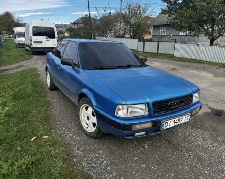 Синий Ауди 80, объемом двигателя 2 л и пробегом 220 тыс. км за 2100 $, фото 1 на Automoto.ua