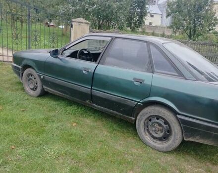 Зеленый Ауди 80, объемом двигателя 1.8 л и пробегом 200 тыс. км за 1250 $, фото 1 на Automoto.ua