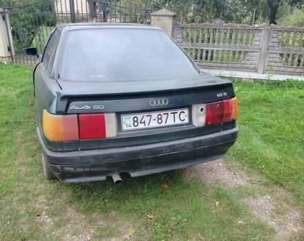 Зеленый Ауди 80, объемом двигателя 1.8 л и пробегом 200 тыс. км за 1250 $, фото 2 на Automoto.ua