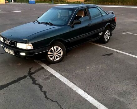 Зеленый Ауди 80, объемом двигателя 1.8 л и пробегом 320 тыс. км за 1600 $, фото 3 на Automoto.ua