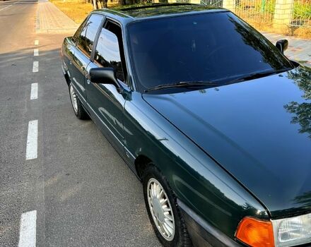 Зеленый Ауди 80, объемом двигателя 1.8 л и пробегом 175 тыс. км за 3000 $, фото 1 на Automoto.ua