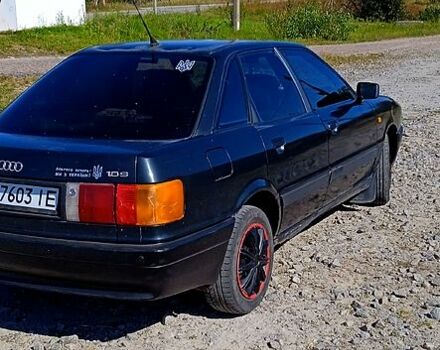 Зеленый Ауди 80, объемом двигателя 1.8 л и пробегом 380 тыс. км за 1900 $, фото 4 на Automoto.ua