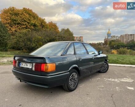 Зеленый Ауди 80, объемом двигателя 1.78 л и пробегом 320 тыс. км за 1950 $, фото 1 на Automoto.ua