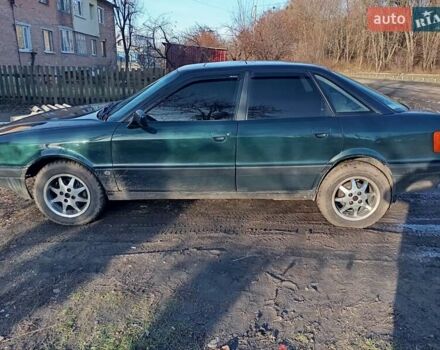 Зеленый Ауди 80, объемом двигателя 1.8 л и пробегом 179 тыс. км за 1758 $, фото 4 на Automoto.ua