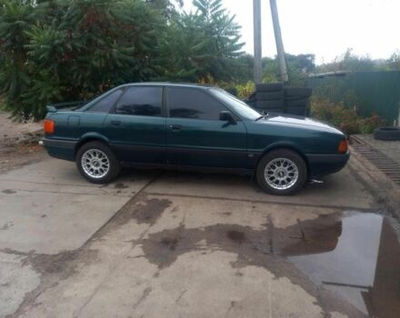 Зеленый Ауди 80, объемом двигателя 2 л и пробегом 300 тыс. км за 2700 $, фото 1 на Automoto.ua