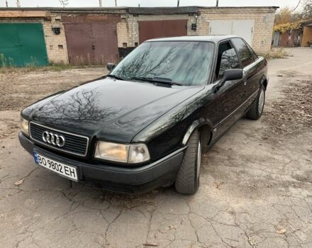 Зеленый Ауди 80, объемом двигателя 2 л и пробегом 356 тыс. км за 3000 $, фото 1 на Automoto.ua