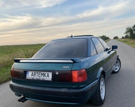 Зеленый Ауди 80, объемом двигателя 2.8 л и пробегом 420 тыс. км за 3950 $, фото 1 на Automoto.ua
