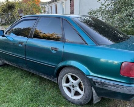Зеленый Ауди 80, объемом двигателя 2 л и пробегом 316 тыс. км за 2250 $, фото 1 на Automoto.ua