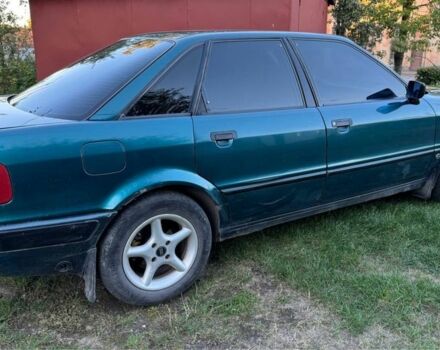 Зеленый Ауди 80, объемом двигателя 2 л и пробегом 316 тыс. км за 2250 $, фото 2 на Automoto.ua