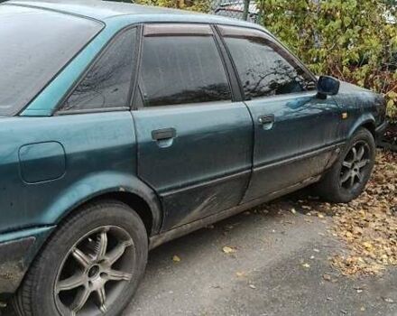 Зеленый Ауди 80, объемом двигателя 2.3 л и пробегом 450 тыс. км за 1065 $, фото 1 на Automoto.ua