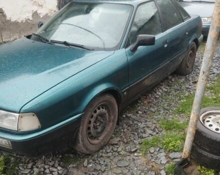 Зеленый Ауди 80, объемом двигателя 2 л и пробегом 250 тыс. км за 750 $, фото 1 на Automoto.ua