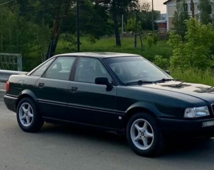 Зеленый Ауди 80, объемом двигателя 2 л и пробегом 322 тыс. км за 1300 $, фото 2 на Automoto.ua