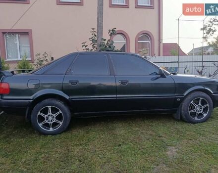 Зеленый Ауди 80, объемом двигателя 2 л и пробегом 240 тыс. км за 3100 $, фото 1 на Automoto.ua
