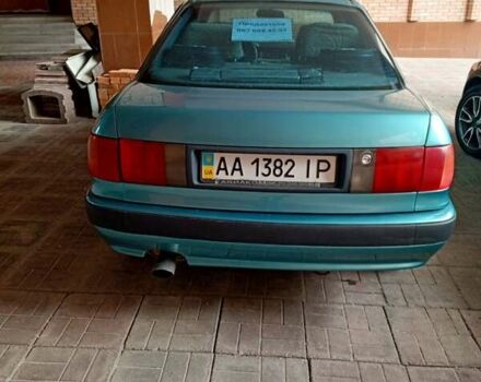 Зеленый Ауди 80, объемом двигателя 1.98 л и пробегом 253 тыс. км за 3500 $, фото 3 на Automoto.ua