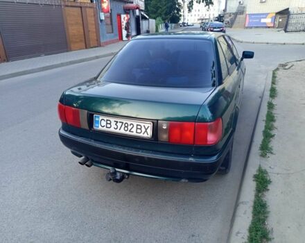 Зеленый Ауди 80, объемом двигателя 2.6 л и пробегом 400 тыс. км за 2200 $, фото 1 на Automoto.ua