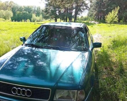 Зеленый Ауди 80, объемом двигателя 2 л и пробегом 277 тыс. км за 2100 $, фото 3 на Automoto.ua