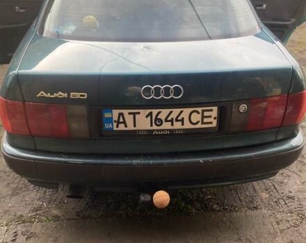 Зеленый Ауди 80, объемом двигателя 2 л и пробегом 310 тыс. км за 2500 $, фото 3 на Automoto.ua